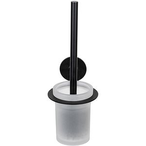 Set perie toaleta WENKO Bivio, negru-alb