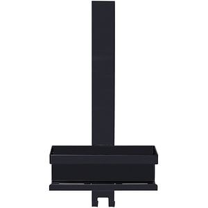 Etajera baie WENKO Bribano Uno, inox, 23 cm, negru