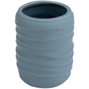 Pahar baie WENKO Illana, ceramica, albastru petrol