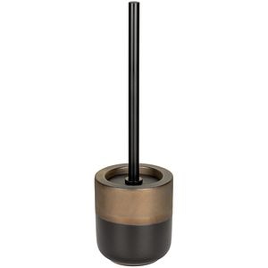 Set perie toaleta WENKO Enego, negru-bronz