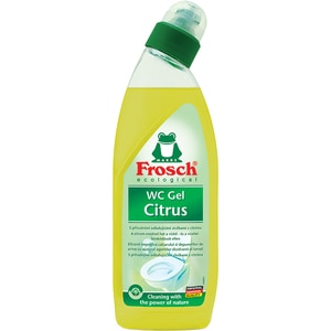 Solutie curatare toaleta ecologica FROSCH WC Gel Lamaie, 750ml