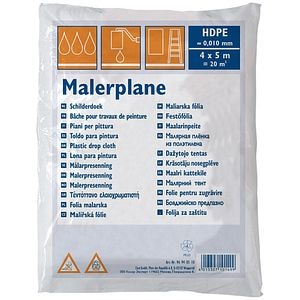 Folie protectie COLOR EXPERT, 4 x 5 m, grosime 0.010mm, 20mp