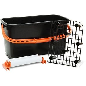 Set spalare faianta COLOR EXPERT, galeata 20 l, plastic, negru
