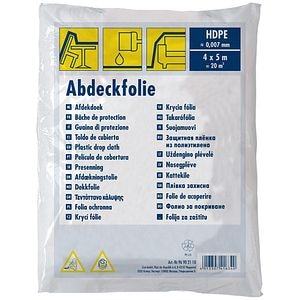 Folie protectie COLOR EXPERT, 4 x 5 m, grosime 0.007mm, 20mp