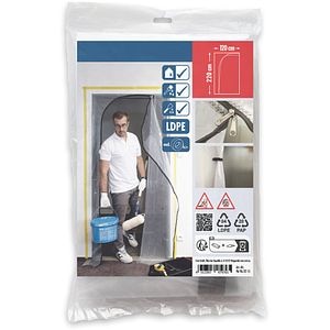 Folie protectie cu fermoar COLOR EXPERT, 220 x 120 cm