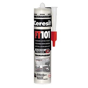 Adeziv universal, transparent, 280 ml •  Ceresit FT 101
