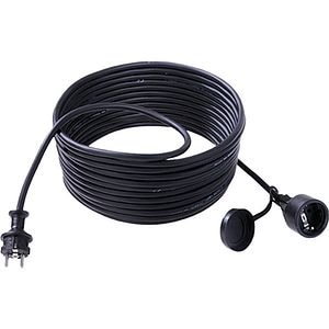 Cordon prelungitor BACHMANN H07RN-F 3G1 5, 10m, negru