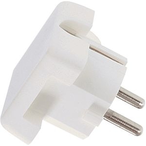 Stecher BACHMANN, schuko, demontabil, 90 grade, alb