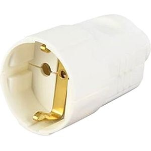 Priza schuko BACHMANN, protectie, alb