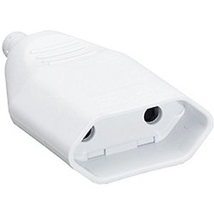 Priza euro BACHMANN, 2 pini, alb