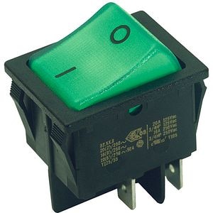 Intrerupator basculant bipolar BACHMANN, alb