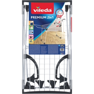 Uscator rufe VILEDA Premium 180, 2 in 1, alb-negru