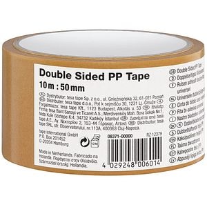 Banda dublu adeziva TESA PP EC, 10 m x 50 mm