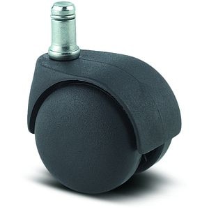 Roata pivotanta TENTE, polipropilena, 50 mm, 50 kg, negru