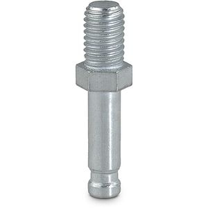 Accesoriu TENTE, otel, 8 x 15 mm, argintiu