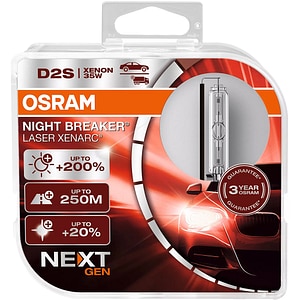 Bec auto Xenon OSRAM Night Breaker Laser, D2S, 4500K, 35W, 12V, 2buc