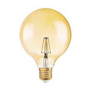 Bec LED decorativ, Osram, E27, 5W, 2500K, auriu