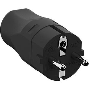 Stecher BACHMANN CEE7, demontabil, negru