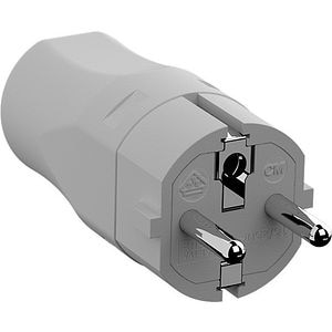 Stecher BACHMANN CEE7, demontabil, gri