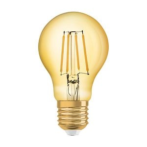 Bec LED decorativ, Osram, E27, 4W, 2400K, auriu