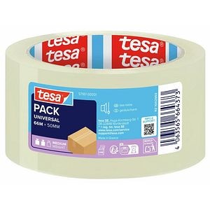 Banda de ambalare TESA Universal, 66 m x 50 mm, transparent