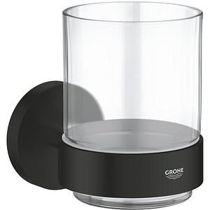 Pahar baie GROHE Start 411942430, metal/sticla, negru