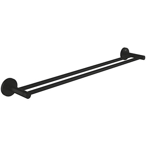 Suport prosop dublu GROHE Start 412032430, 65 cm, metal, negru