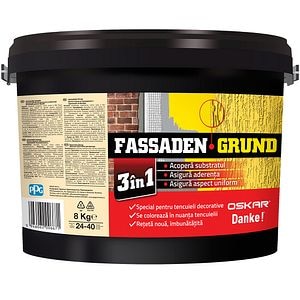 Grund tencuiala decorativa Oskar Fassaden Grund, 8 Kg