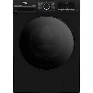 Masina de spalat rufe frontala cu uscator BEKO BM5DFT49442PB, SteamCure, 9/6 kg, 1400 rpm, Clasa A/D, negru