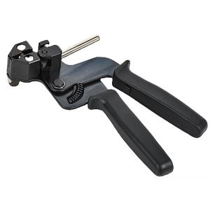 Cleste pentru intins si taiat coliere PKH 600G, 4 6, 12 mm, 16 x 28 x 4 cm, inox, negru
