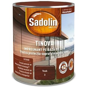 Lazura pentru lemn, teak, 0.75 l • Sadolin