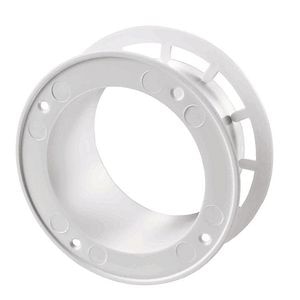 Flansa plastic, 150 mm, alb 