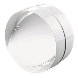 Conector clapeta antiretur, 125 mm, alb 