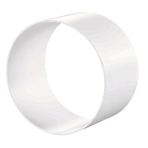 Conector ventilatie tub flexibil PVC, 150 mm, alb 