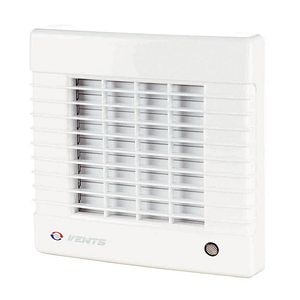 Ventilator baie cu jaluzele automate, 22 W, 125 mm, 190 x 173 x 98 mm • Vents