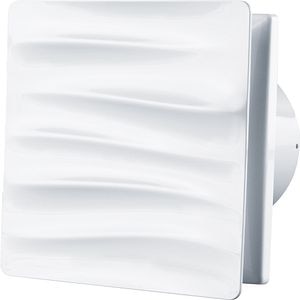 Ventilator axial VENTS 100 Wave T, 8 W, 100 mm, Timer, alb