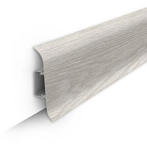 Plinta Wood Class KN59, PVC, stejar iceberg, 2.2 m