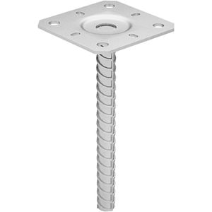 Suport stalp DMX PPS 100, 100 x 205 mm, grosime 3 mm