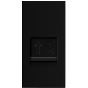 Modul priza internet Livolo VL-FCCP-1BP, RJ-45, negru