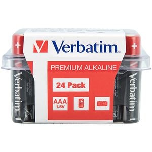 Baterie alcalina VERBATIM 49504, AAA, 1.5V, 24buc