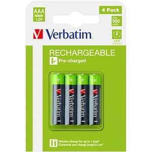 Baterie NiMH VERBATIM 49514, AAA, 1.2V, 4buc