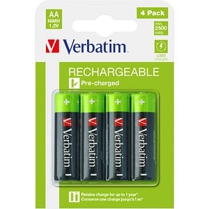 Baterie NiMH VERBATIM 49517, AA, 1.2V, 4buc