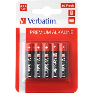 Baterie alcalina VERBATIM 49874, AAA, 1.5V, 10buc