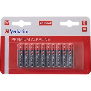 Baterie alcalina VERBATIM 49876, AAA, 1.5V, 20buc