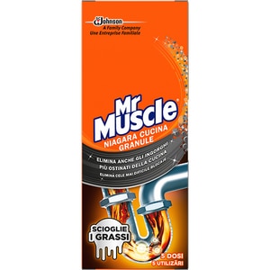 Granule pentru desfundat tevi MR. MUSCLE Niagara, 250g