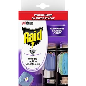 Gel impotriva moliilor RAID Levantica, 6 bucati