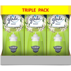 Pachet rezerve odorizant GLADE Sense & Spray Muguet, 3 x 18ml