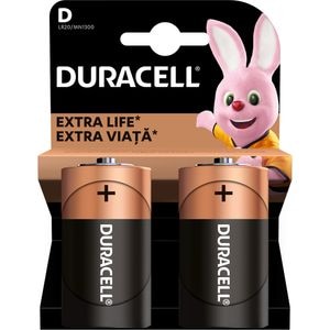 Baterii DURACELL D Basic Duralock, 2 bucati