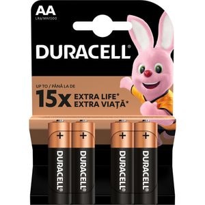 Baterie DURACELL AAK4 Basic Duralock, 4 bucati
