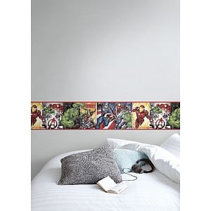 Bordura autoadeziva multicolora Braya, 14.5 cm x 5 m